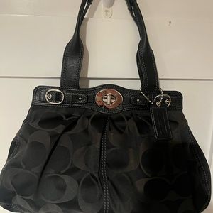 Coach Hobo Signature Canvas Bag